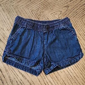 Girls size 5 denim shorts
